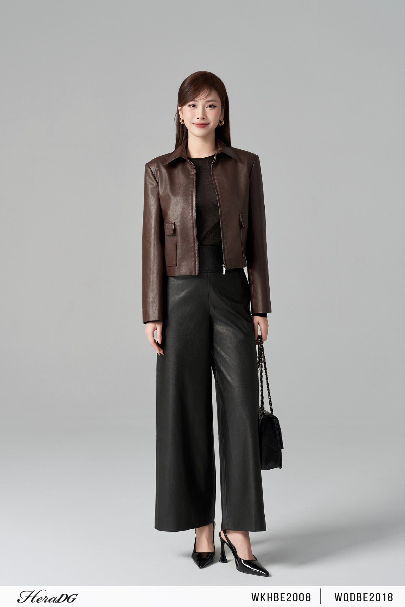 Ảnh của Áo khoác da dáng ngắn